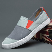 Baoda New Mens Shoes Sloth a foot pedal Fall Driving Breathable Men Ice Silk Cloth Shoes Old Beijing Casual Board Shoes