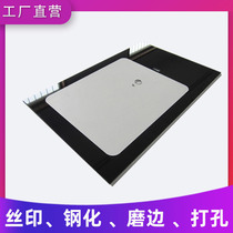 Processing custom tempered glass panel screen printing Black border display glass equipment Touch glass printing