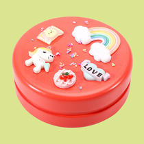 Childrens baby tooth memorial box Girl baby fetal hair preservation collection box Boys replacement tooth storage box