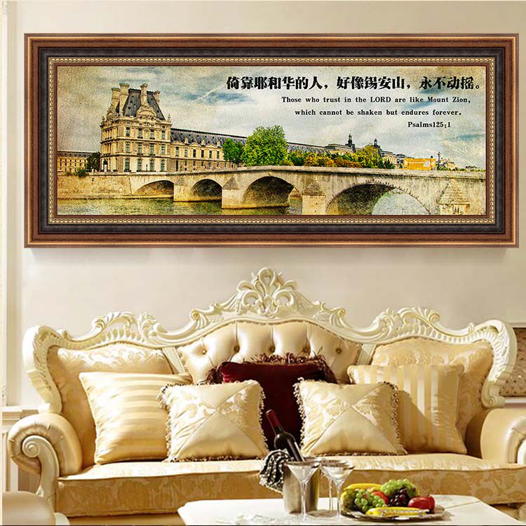 基督教大幅油画欧式高档装饰画大尺寸基督徒客厅沙发墙壁画挂画