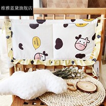 ins cotton crib storage bag hanging bag baby bedside diaper diaper storage bag bag