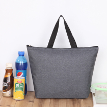 Norse solid color thick hand-held Oxford cloth waterproof lunch insulation bag lunch box bag ice bag lunch bag Bento bag