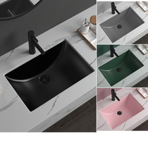 Osati color under-table basin multi-color green gray pink ceramic wash basin personality creative custom color
