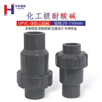 PVC check valve chemical pipe Union fish tank plastic one-way check valve 2 inch 20 25 32