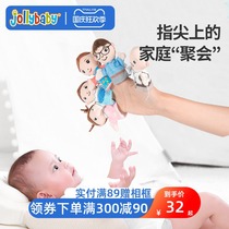 jollybaby Finger Doll Set Toys Finger Hand Puppet Baby Toddler Puppet Teaching Ager