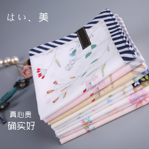 Fanny handkerchief cotton Lady Japanese handkerchief sweat wipe eyes small square scarf Teachers Day gift