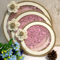 DIY handmade homemade hemp rope wood hanging decoration kindergarten creative linen ring creation decoration air hanging decoration retro wall decoration