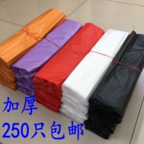 Thickened black garbage bag thickened portable home kitchen wine large and small vest vest plastic bag