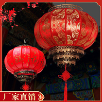 New rotating Chinese balcony lantern chandelier waterproof outdoor lantern ornaments New Years gate Mid-Autumn Festival red lantern