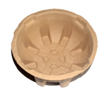 Pulp casserole casserole takeaway tray disposable paper tray environmentally friendly degradation casserole packaging soil casserole paper holder spot