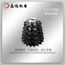 1 2-inch 20A 8-60 Teeth Industrial Single Row Bench Wheel Sprockets Chain Gear Rack Accessories Grand Total