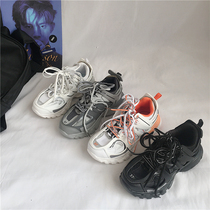  2021 spring and summer new daddy shoes ins super fire all-match Korean version ulzzang sports shoes female student casual shoes men