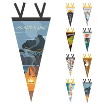Outdoor atmosphere flag camp flag tent decorated flag picnic equipment picnic trigonometry sky accessories color flag
