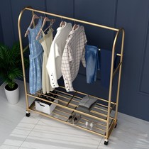 Activity drying hanger Net red same mobile floor bedroom large capacity with wheels room hanging strong and durable