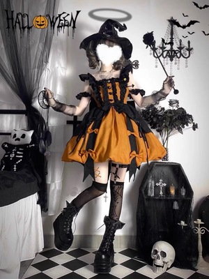taobao agent Dress, small princess costume, halloween, Lolita style, Lolita Jsk