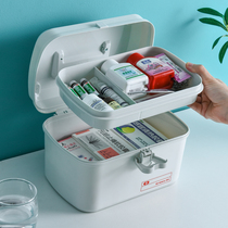 Small medicine box family housing dormitory small portable student medicine box home emergency travel small storage box practical