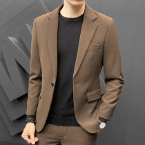 Spring and autumn casual suit men Korean slim business small suit suit suit suit high trend Ruffian handsome coat jacket