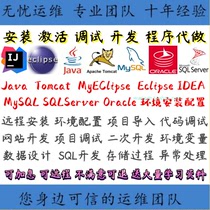 java idea mysql sqlserver oracle remote installation and debugging program secondary development on behalf of