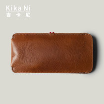 Kika Ni British fashion brand Hard Graft leather sunglasses storage bag Sunglasses protection case