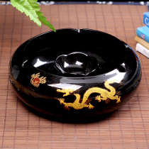 Ashtray windproof and easy to wash creative European bedroom home personality antique retro fashion large ceramic ashtray