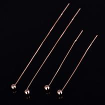925 pure silver earline Jane about female bean-plated 18k rose gold 18k gold fine earrings South Korea long earthen