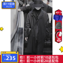 NormCoreMoment Ma Jiaqi with Yamamoto Yaoshi dark silhouette loose mid-length windbreaker jacket