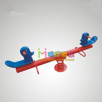 Kindergarten childrens outdoor baby elephant double forsythia spring seesaw Park community fitness rides