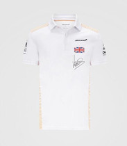 2021 New F1 McLaren team lapel polo shirt mens quick-drying McLaren short-sleeved shirt breathable