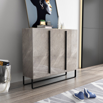 Italian light luxury minimalist shoe cabinet home door large capacity storage storage porch cabinet modern simple hall cabinet