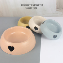 Dog Bowl Kennel Cat Bowl Cat Bowl Cat Food Basin Anti-Over Dog Food Cat Food Cat Food Water Basin Rice Tray Pet Supplies Small Mid Size