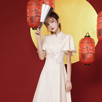 Cheongsam dress modified version 2021 new summer summer new modern short young girl Chinese style