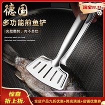 Germany 304 stainless steel fried fish shovel kitchen artifact oil filter clip steak clip household fish clip steak clip