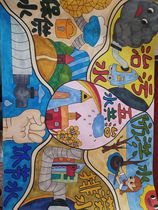 Scientific fantasy painting generation painting creative childrens painting generation painting hand-written newspaper custom environmental protection childrens painting generation painting