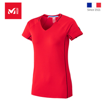 French foraging MILLET trilogy quick-dry half-sleeve T-shirt women close to rock climbing top spring summer quick-drying MIV7718