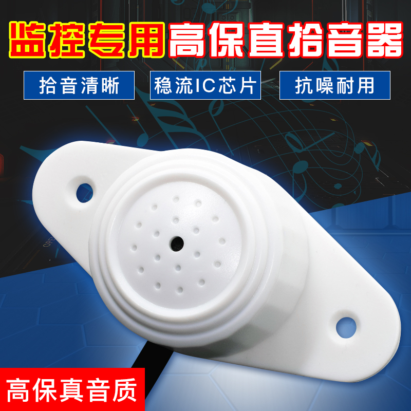 High-fidelity audio collector for surveillance camera