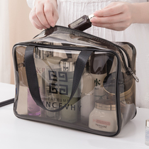 Cosmetic bag Female transparent portable large capacity cosmetic storage bag ins wind super fire travel waterproof wash bag pvc