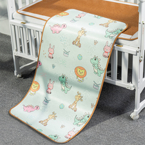  Childrens kindergarten baby mat Nap ice silk breathable mat baby bed summer special newborn mat