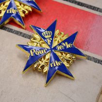 Iron Cross First Battle Derongmeier Marshal Brooch Pinnick Edition Blue Marx Meritorious Medal