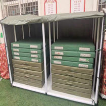 Kindergarten gymnastics mat storage rack hula hoop rack childrens toys removable cart rack outdoor storage cabinet