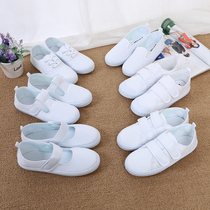Childrens white shoes White shoes boys kindergarten baby childrens shoes students canvas shoes girls dance sports white shoes