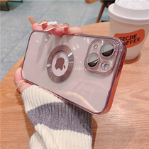 Bring your own lens film Apple 13promax new phone shell transparent ultra-thin iPhone13pro max soft silicone protective sleeve male and female ip full package anti-fall high level sensation boomer card