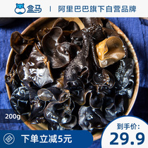 Box Ma Longquan farmer black fungus dry goods 200g wild autumn fungus clean meat thick root free pick