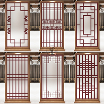 Chinese classical window grille sticker Translucent opaque balcony sunscreen Bathroom sliding door anti-peep frosted glass film
