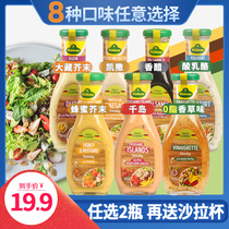 Imported Guanli honey mustard salad dressing 0 fat low-fat vanilla Caesar vinaigrette Thousand Island sauce Sauce Vegetables