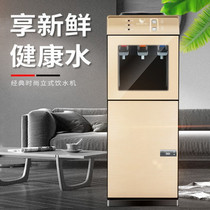 Hot and cold water dispenser Vertical Home upscale Refrigeration and heating ice-making hot upper bucket fully automatic household bucket of water