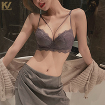 Underwear womens small chest gathered thickened large bra closed breast upper support anti-sagging bra suit sexy bra