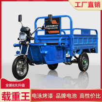 Electric tricycle pulling cargo adult household express cargo agricultural stall Load King new battery car scooter