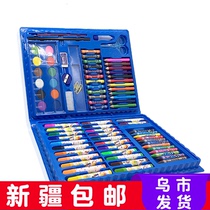 Watercolor pen set children's painting set crayon colored pencil children's painting tools children's gifts Xinjiang