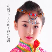 Mongolian female headgear girl female adult Mongolian headdress female adult child headband girl new stage performance