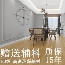 Factory direct home improvement laminate flooring household E0 grade environmental protection wear-resistant 12 gray logs Chengdu package installation